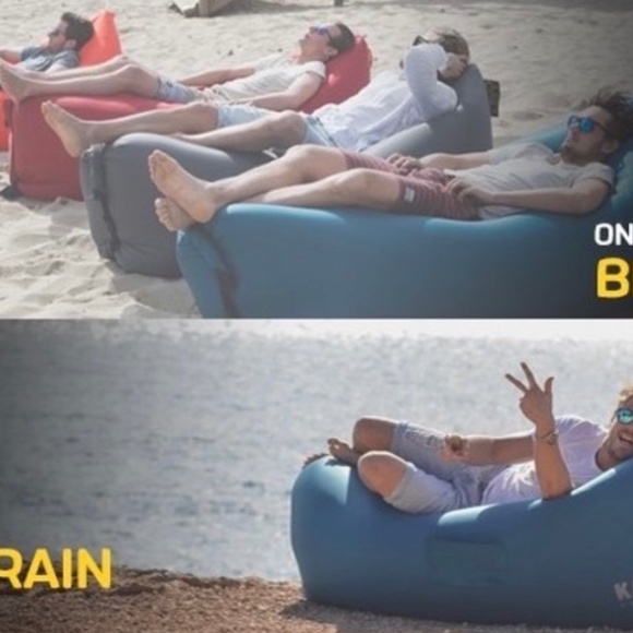 Kaisr Inflatable Lounger Grey NWT - Picture 6 of 6